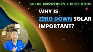 Why Is Zero Down Solar Important?