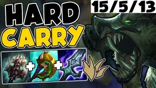 THIS WARWICK ONE SHOT BUILD CARRIED MY DIAMOND GAME - League of Legends