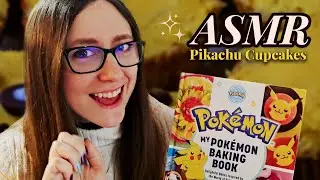 [ASMR] Baking Cute Pikachu Cupcakes 🧁 Relaxing Whispered Pokémon Themed Baking and Decorating