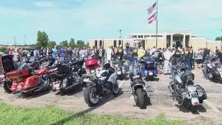 Local motorcycle clubs hold benefit bike ride for RCSO Deputy Kenneth Mercer