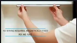 Cabinet light How to install Uses LED light Under the Kitchen,Room, Bedroom - product Videos #shorts