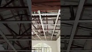 ONE DAY INSTALLATION OF METAL FRAMING FOR CEILING || USING METAL FURRINGS