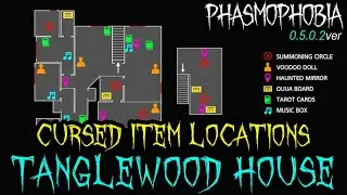 Phasmophobia Cursed Possession locations - Tanglewood Street House