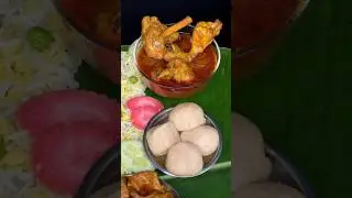 Indian Spicy Delicious Bengali Food Thali | Authentic Bengali Style Spicy Indian Cuisine #shorts