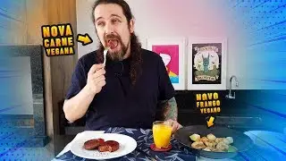 Experimentando novas carnes veganas