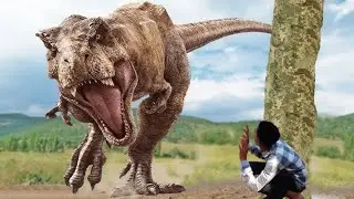 Jurassic park fan made short film part-1 || trex-chase || AllRounder vfx