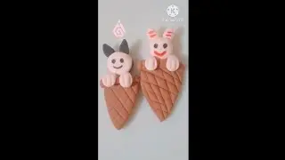 Clay ice-cream #pleasesubscribe #viralvideo #art #diy #artscraft #clayart #craft 