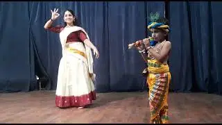 Keshadhi paadham Thozhunnen   Adharv M Marar, Vaishnavi PJ Achutham vishu program 2022