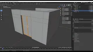 Моделирование в блендер. Режим редактирования. Стены в blender.