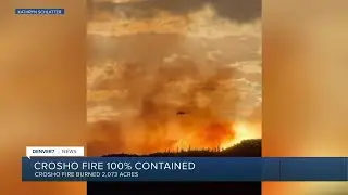 Latest on Colorado wildfires: Crosho Fire 100% contained as of Monday
