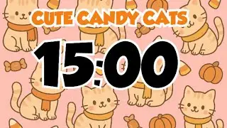 15-Minute Candy Cats Timer &ndash; Cute Fall Study & Fun Countdown