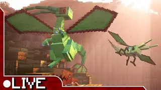 Primeira live jogando Minecraft com mods