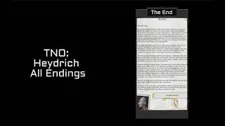 TNO Heydrich's Germany: All Endings