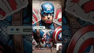 SUPERHEROES BUT GRAFFITI IMAGE🔥ALL CHARACTER #marvel #avengers #cartoon #shortsfeed