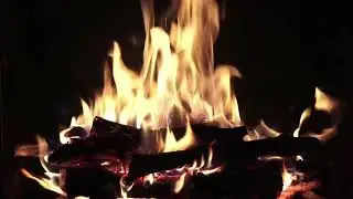 Relaxing Fireplace Ambience 4K - Drift Off to Crackling Fire (No Music)