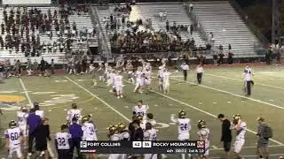 Fort Collins vs Rocky Mountain. Varsity Football. 10-17-25