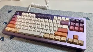 Monsgeek M3 - CARLA (Akko Cream Yellow V3 & QX Carmine Cloud Keycaps )