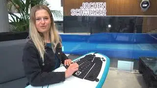 #HowTo exchange the new KANOA Surfboards FOAMY Interchangeable Fin Boxes with Rosina Neuerer