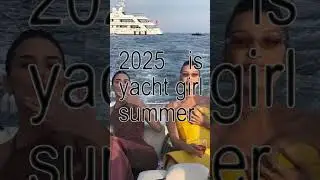 brat summer is OUT, yacht girl summer&rsquo;s coming! #yachts #charlixcx #mirandakerr #brat #bratsummer