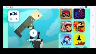 Mateo y Enzo jugando a stickman y Getaway Shootout