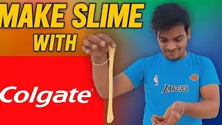Colgate Se Slime Banane Ka Easy Tarika|Colgate Slime Experiment100%working#trendingvideo#experiment 