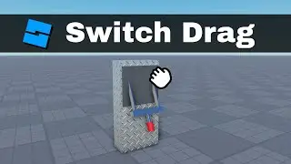 Draggable Switch! | Roblox DragDetector Tutorial (With Opening Door)