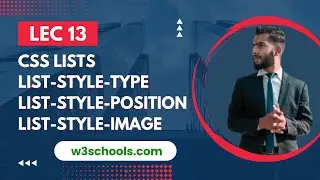 Lec 13 CSS Lists | list-style-type | list-style-postion | list-style-image | Aptitude Boosters