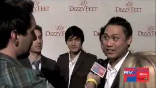 Jon M. Chu, MSA Crew along with Harry Shum at Dizzy Feet Event