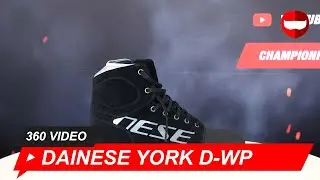 Dainese York D-WP Black Anthracite Shoe - ChampionHelmets.com