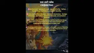 Surya and rahu conjunction 💫🌕☀️#astrology #zodiac #sun #rahumahadasha #shorts 