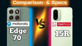 Motorola edge 70 Vs oneplus 15R : Full comparison ❓😱 Price in india, specification compared 