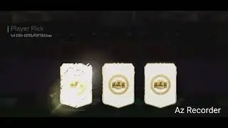 i opened 5 93+ futties/gotg icon picks blindfolded!! #FC24 #iconpick #blindfold