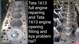 Tata#1613 full engine#repairing and full engine#opening fitting and piston ringKaise#rakhen kahaper