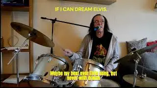 Me #paulwiththebraids  SINGING AND DRUMMING . This is an @elvispresley  classic. IF I CAN DREAM
