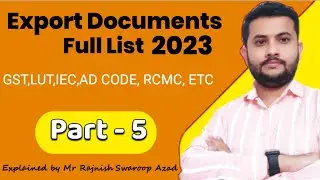 Export Import Documents full list 2023 | Export Import Documentation in hindi | #importexport