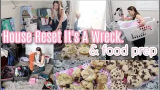 A Heart to Heart, House Reset It's.A Wreck After Neglecting It & Food Prep, Dinner, Breakfast, Etc.