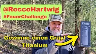 So kannst du einen Grayl Titanium Wasserfilter gewinnen. @Rocco_Hartwig #FeuerChallenge #survival
