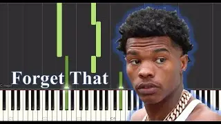 Forget That Piano-Lil Baby feat. Rylo Rodriguez (Piano Tutorial Synthesia Easy)