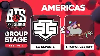 SG esports vs 5RATFORCESTAFF Game 1 - BTS Pro Series 12 AM: Groups w/ rkryptic & ET