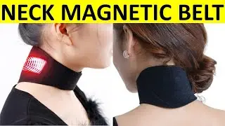 Self Heating Magnetic Therapy Neck Wrap Belt  -Neck Belt For Pain