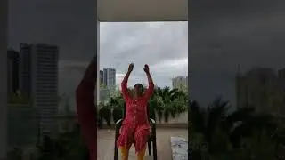 Surya Namaskar on chair | For those with knee pain