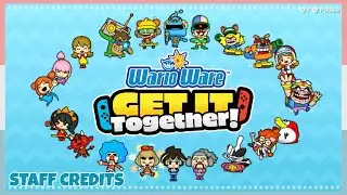 Ending Staff Credits In WarioWare: Get It Together
