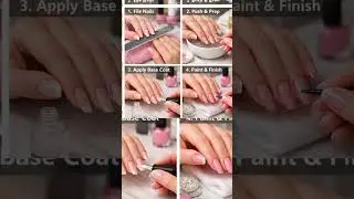 manicure At Home Step By Step 💅#nails #nailcare #healthynails #longnails #shortsfeed #shorts #viral