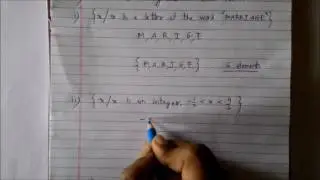 Set Theory : How to write a set in Roster Form?