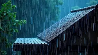 No Ads Rain Sounds for Sleeping - ASMR Rain and Thunder Sounds For Sleeping, Relaxing😴,