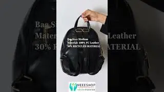 Chic & Practical: David Jones PU Leather Backpack Review & Styling | MeeeShop