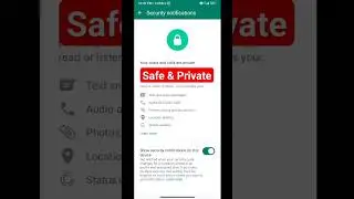 Your chats and calls are private & safe/whatsapp new features