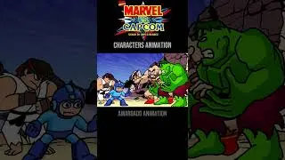 MARVEL VS CAPCOM CHARACTERS ANIMATION