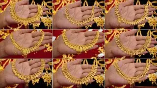 Gold Necklace Designs Pictures With Price/Light Weight Gold  Chatai Necklace Designs/