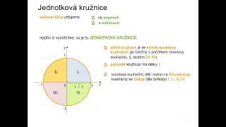 3.4.1 Oblouková míra úhlu - radián